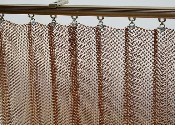 あなたの家のための金属のコイルのカーテン、コイルの飾り布のカーテンの理想的な屋内装飾的な網およびホテル