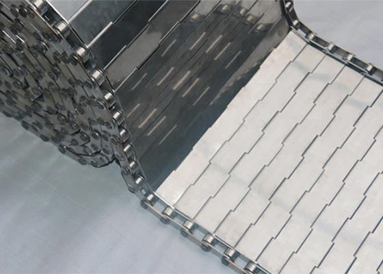 チェーン プレート・コンベヤ ベルトの金属のコンベヤー ベルトの自己支持構造