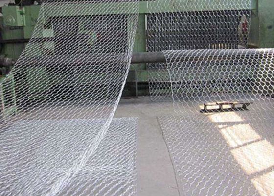 8x10cmポリ塩化ビニールは蛇籠のバスケットの金網の擁壁に塗った