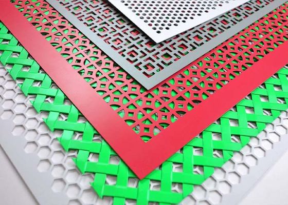 天井ファサードパーティション用装飾パンチングメタルシート 1x2m