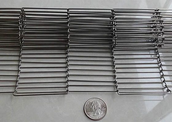 14"への3"金属のコンベヤー ベルトの平らな屈曲の金網のコンベヤー ベルト