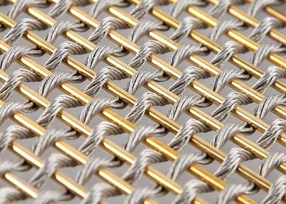 ケーブルの建築網–編む金棒および金属ケーブル一緒に