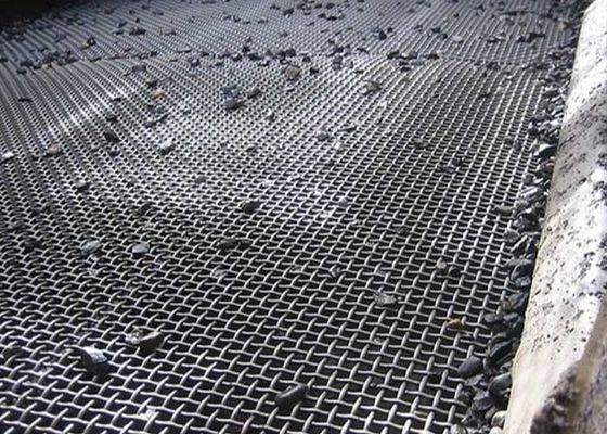 0.71mm 低炭素鋼の粉砕機 鉱山用スクリーンメッシュ