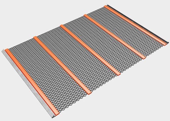 三角形 自浄化鉱山スクリーン メッシュ 1.2-5mm 電線直径