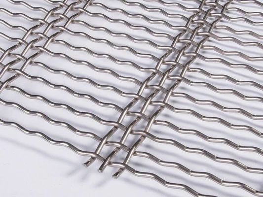 炭素鋼スロット織り鉱山スクリーンメッシュ 1.25-4mm 線径