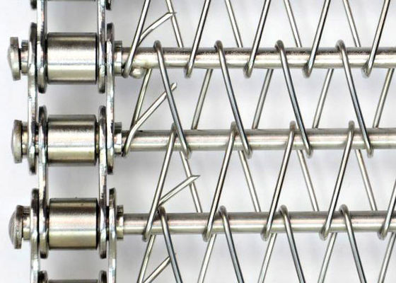スパイラル直径2.0mm 溶接縁平面 スパイラルコンベヤーベルト ステンレス鋼 304