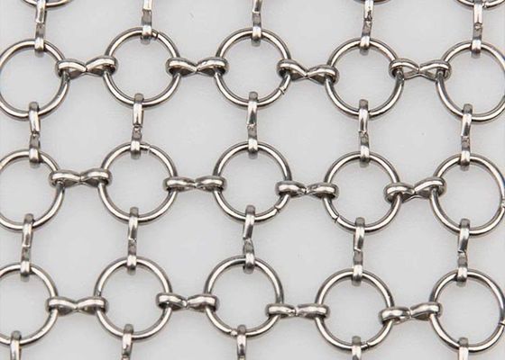 青いステンレス鋼リング網 装飾網 線径0.5mm-3mm