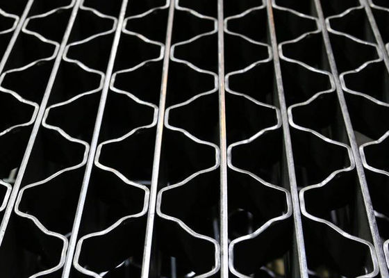 リベット留めスチールグレーチング 3/4インチ 支持バー間隔 高負荷容量