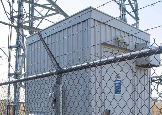 電気セキュリティ 1.8 M チェーンリンク フェンス ビニールコーティング